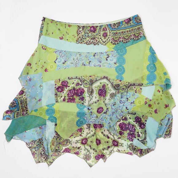 Vintage 90s Rampage Floral Tiered Fairy Skirt - Picture 7 of 10